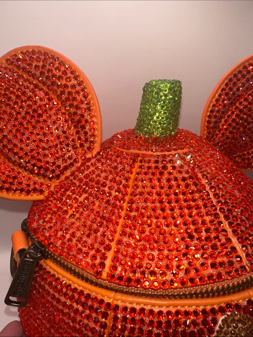 Loungefly Embellished Micky Pumpkin Bag - Picture 4 of 10